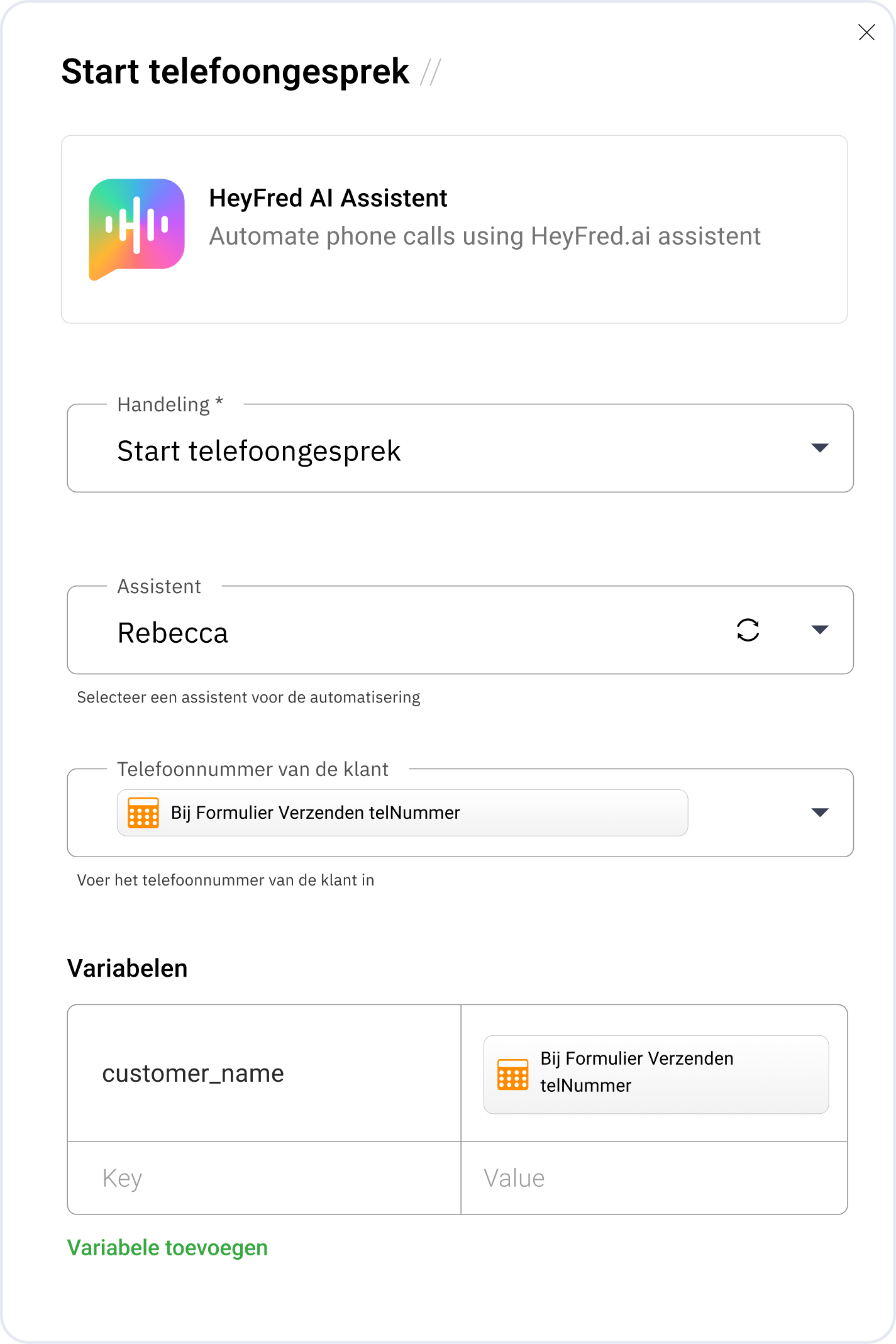 Instellingen HeyFred Illustratie